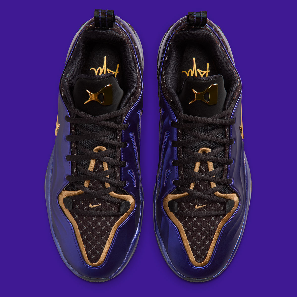 Nike A Two Tb Regency Purple Black Electro Purple Metallic Gold Ir4503 500 3