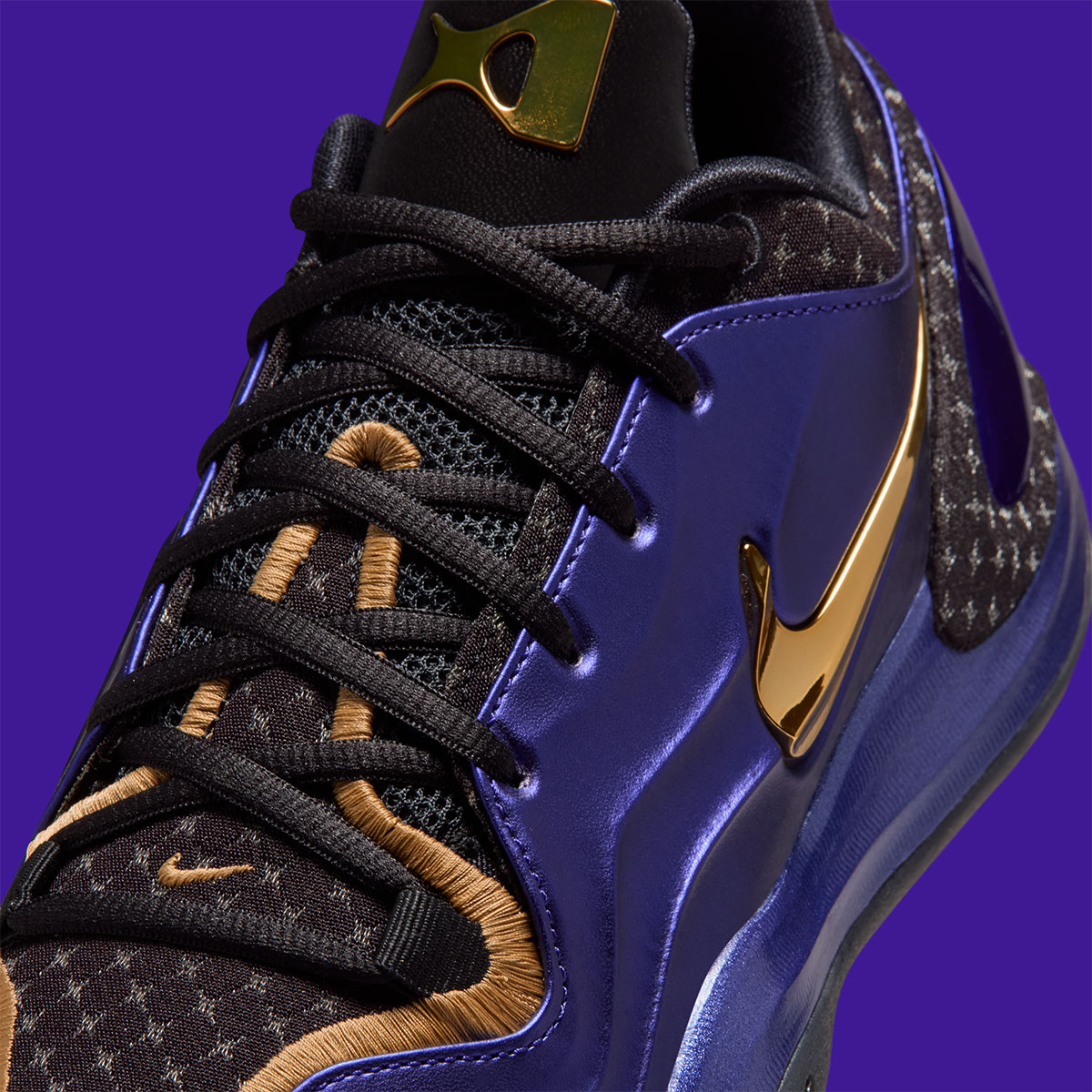 Nike A Two Tb Regency Purple Black Electro Purple Metallic Gold Ir4503 500 6