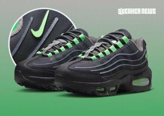“Illusion Green” Accents The Nike Air Max 95 Tech
