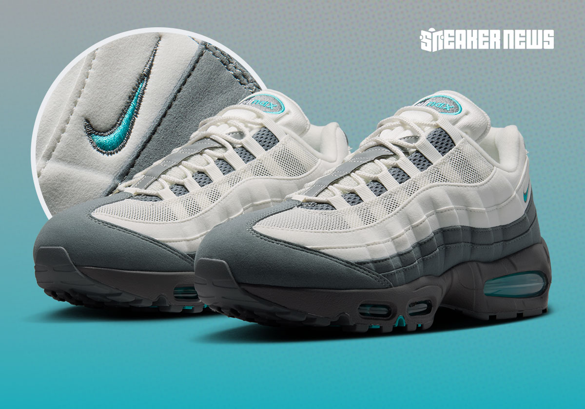 "Dusty Cactus" Accents This Grey-Forward Nike Air Max 95
