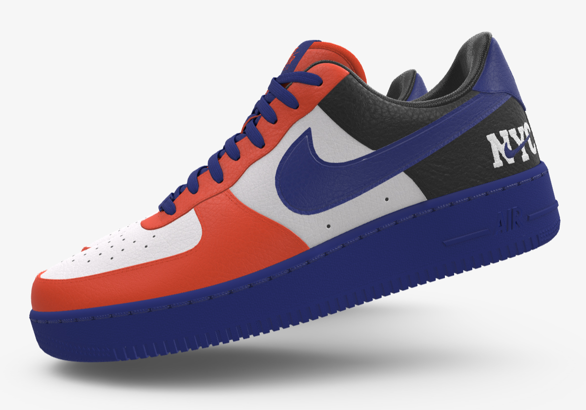 Nike By You Air Force 1 Nyc New York Knicks 1