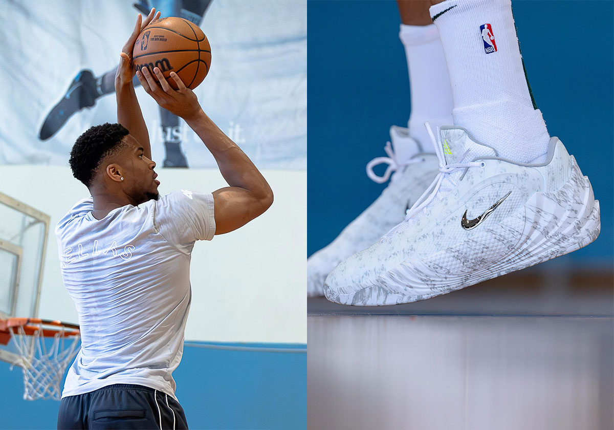 Giannis Antetokounmpo, Amid Celtics Trade Rumors, Reveals The Nike Giannis Freak 8 “Wolf Grey”