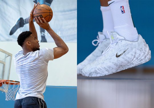 Giannis Antetokounmpo, Amid Celtics Trade Rumors, Reveals The Nike Giannis Freak 8 “Wolf Grey”