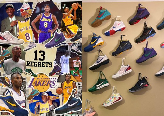 Nike Designer Reveals Unreleased Kobe “13 Regrets” Pack Inspired By The 1996 NBA Draft