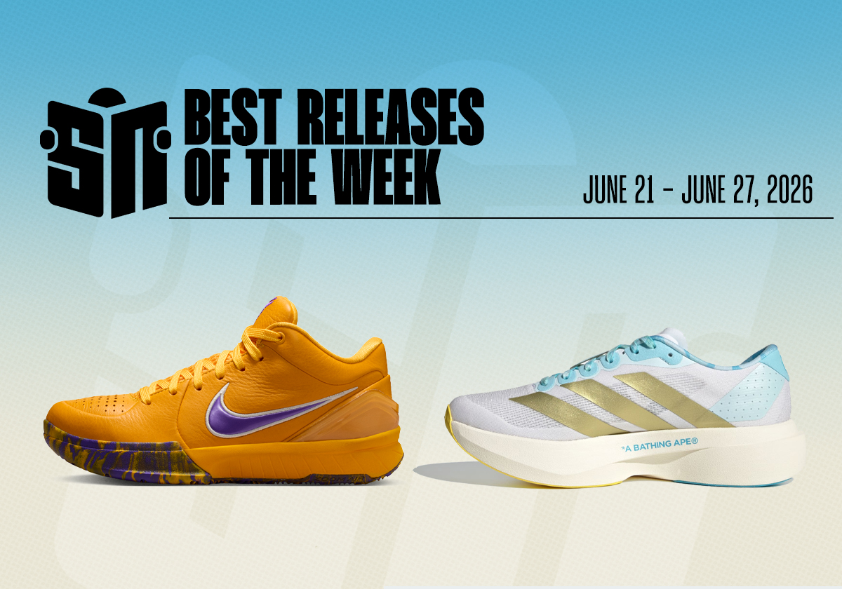 Kobe 4 "Draft Day," Bape adizero EVO SL, And This Week's Best Releases