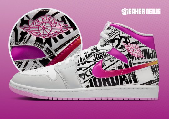 Jordan Brand Slapped All Of Their Logos On This Air Jordan 1 Mid