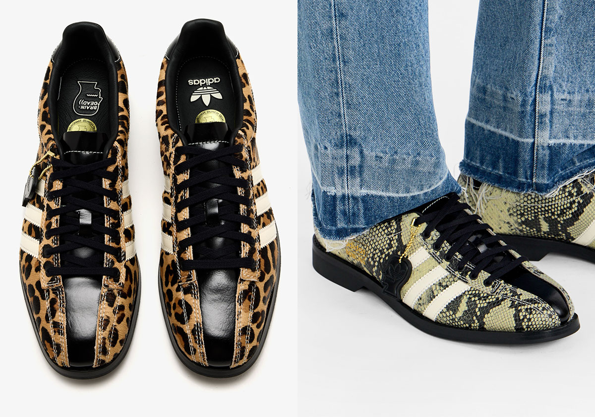 Brain Dead and adidas Go Bowling With Two Dressy Animal Print Sambas