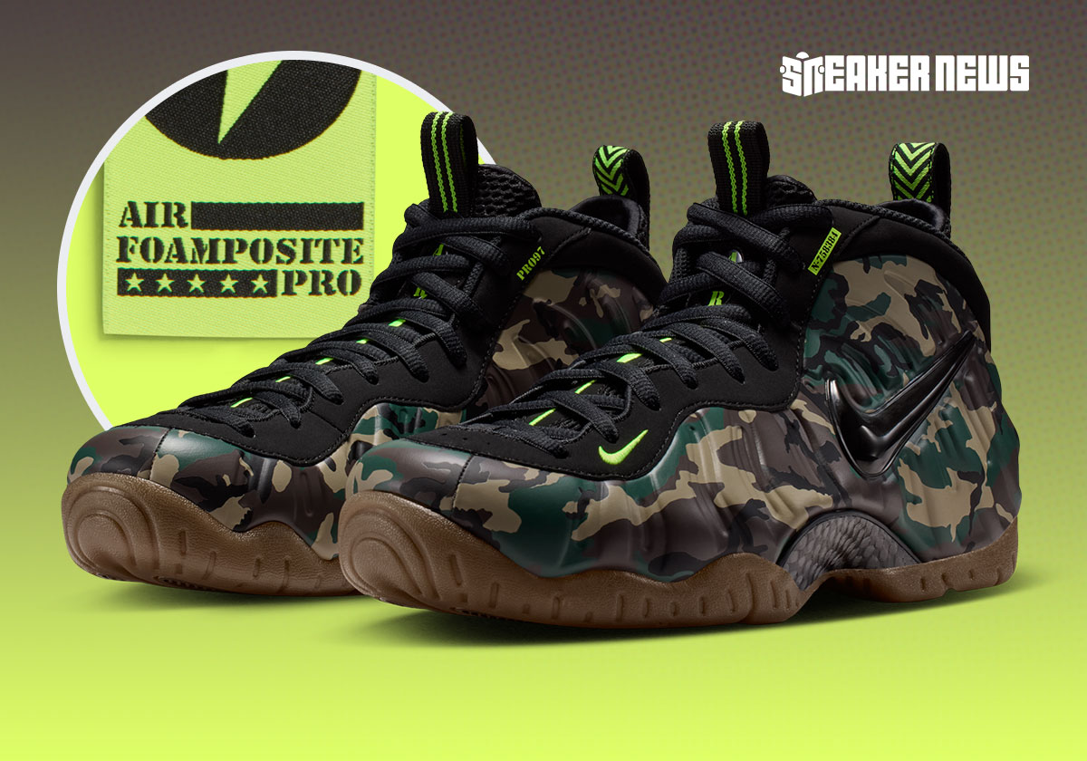 Nike Air Foamposite Pro "Camo" Releases on August 14th For $260