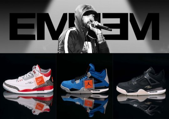 Eminem Is Auctioning 100 Autographed Sneakers For Charity
