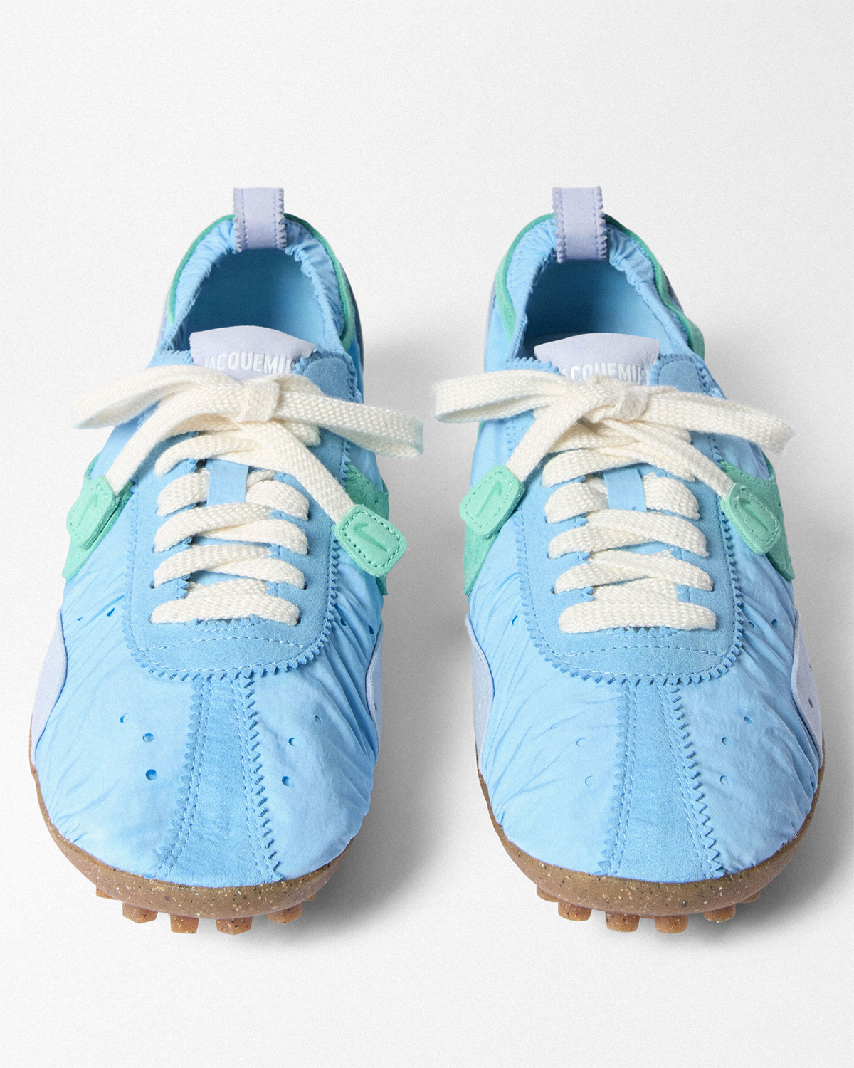 Jacquemus Nike Moon Shoe Emerald Rise Blue Cap Ghost Pale Ivory Hv8547 300 Release Date 4