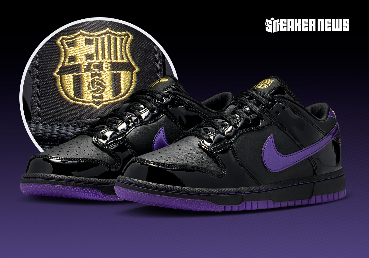 Official Images Of The FC Barcelona x Kobe x Nike Dunk Low Protro