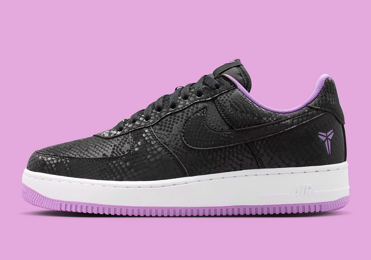 Kobe Bryant Nike Air Force 1 Black Purple Stardust Ib0018 007 12