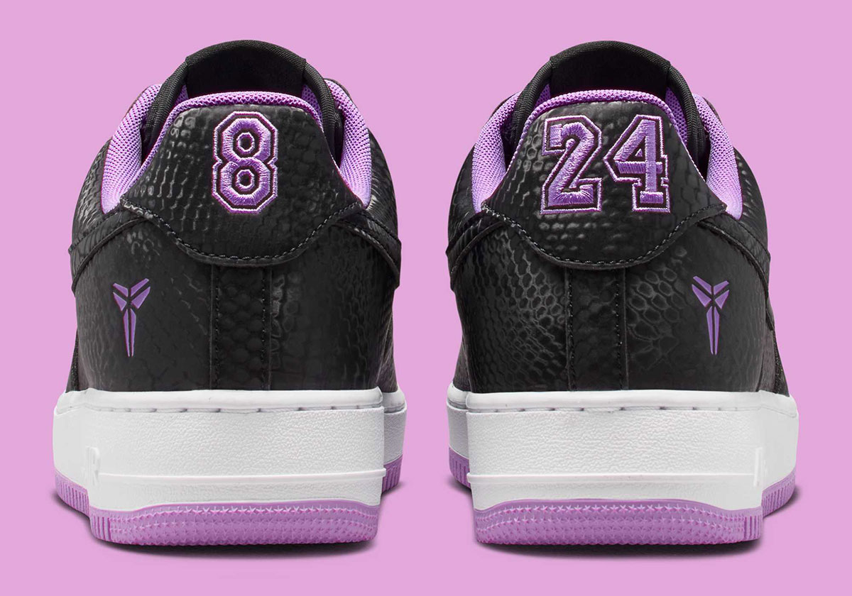 Kobe Bryant Nike Air Force 1 Black Purple Stardust Ib0018 007 16