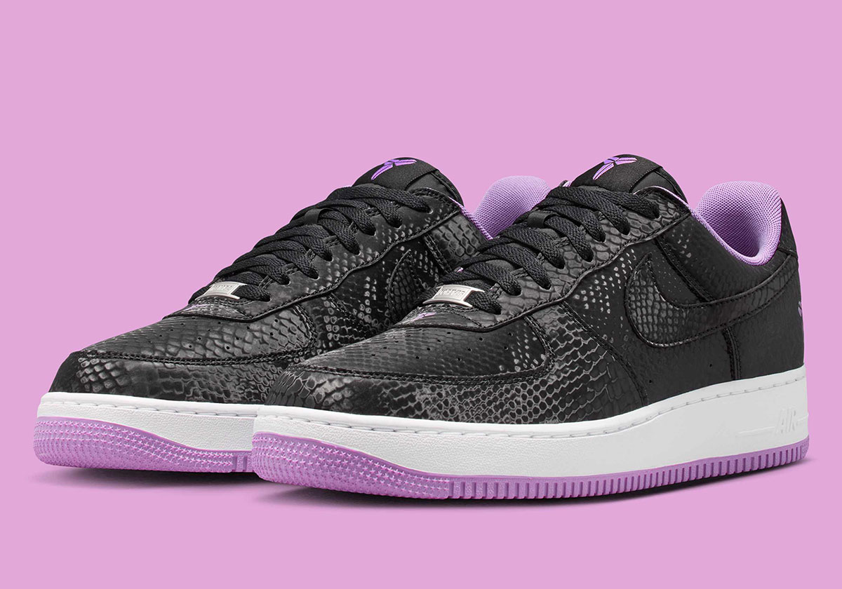Kobe Bryant Nike Air Force 1 Black Purple Stardust Ib0018 007 17