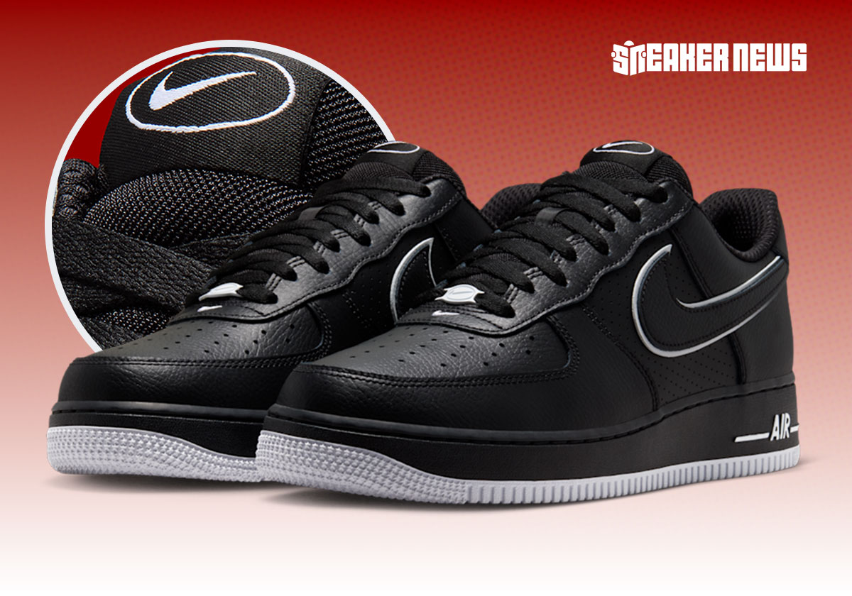 À La Maniere? Nike Adds Gradient Outlines To This Air Force 1 Low