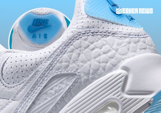 This Nike Air Max 90 Stays Frosty With Tumbled Leather