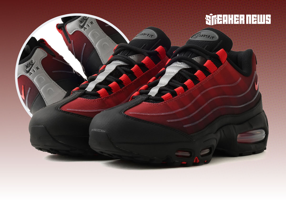 The Nike Air Max 95 Tech Gazes Into "Tough Red"