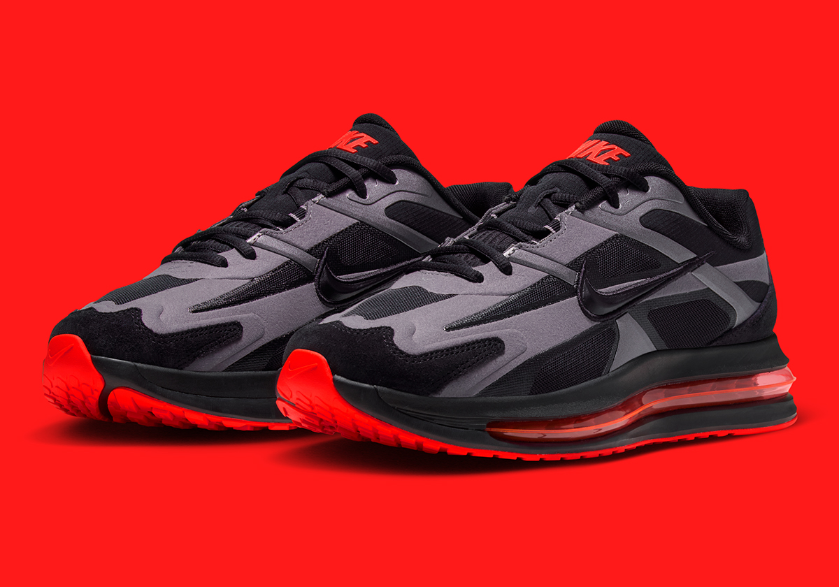 Nike Air Max Metro Black Metallic Dark Grey Bright Crimson Iw4935 004 2