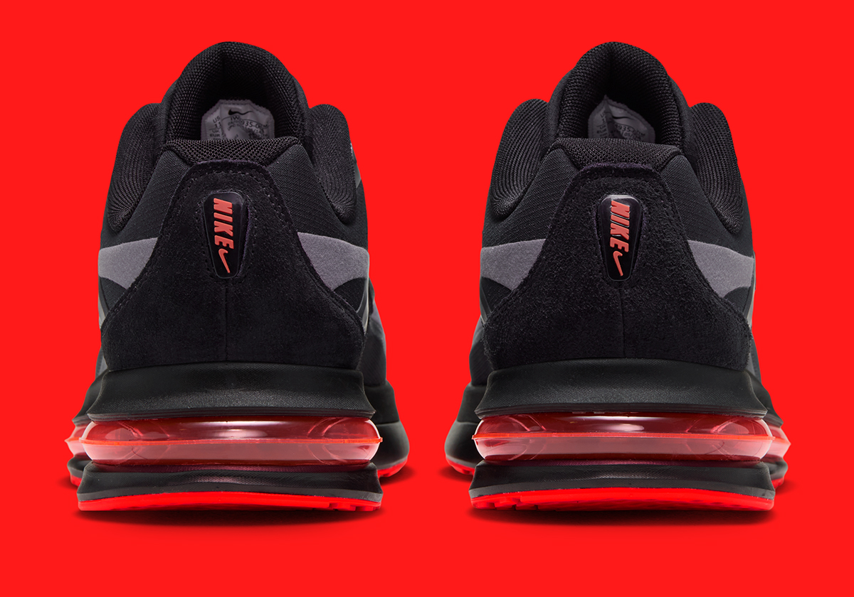 Nike Air Max Metro Black Metallic Dark Grey Bright Crimson Iw4935 004 3