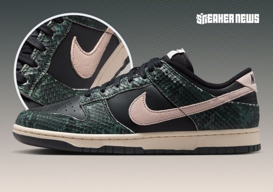 The Nike Dunk Low Captures “Black Snakeskin”