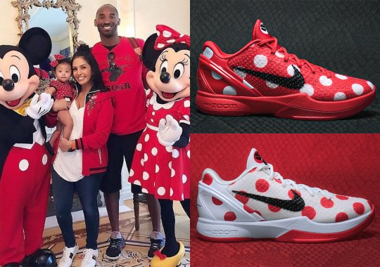 Vanessa Bryant Reveals The Nike Kobe 6 “Polka Dot” Inspired By Mickey And Minnie Mouse