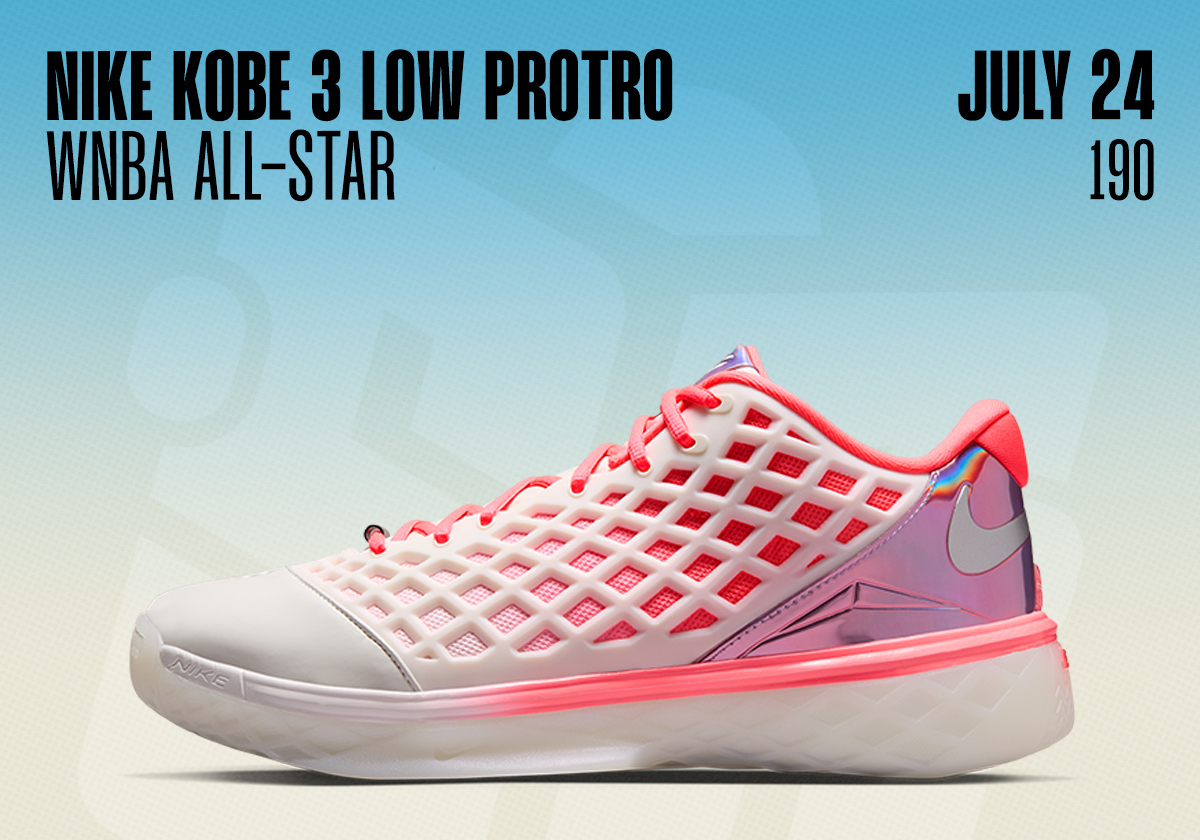 Sneaker Releases July 19 July 25 2026 Nike Kobe 3 Wnba