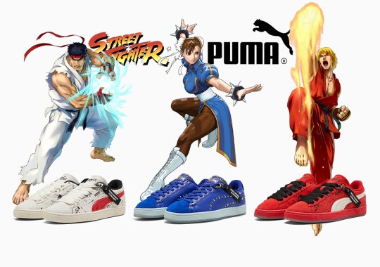 Chun-Li, Ken, And Ryu Take Over The PUMA Suede Ahead Of Street Fighter Movie