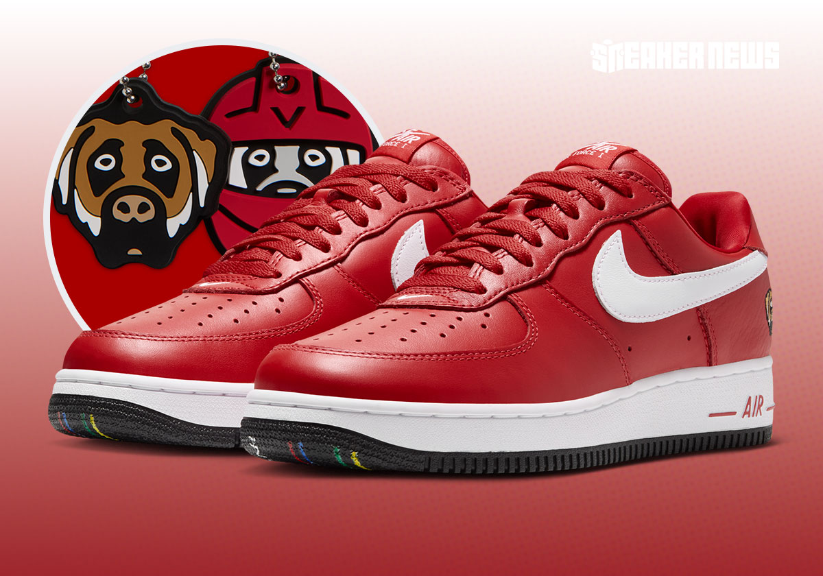 Victor Victor x Nike Air Force 1 Low “University Red” Is Limited To 646 Pairs