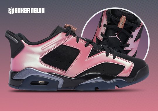 The Air Jordan 6 Low “Black/Desert Berry” Drops September 16th