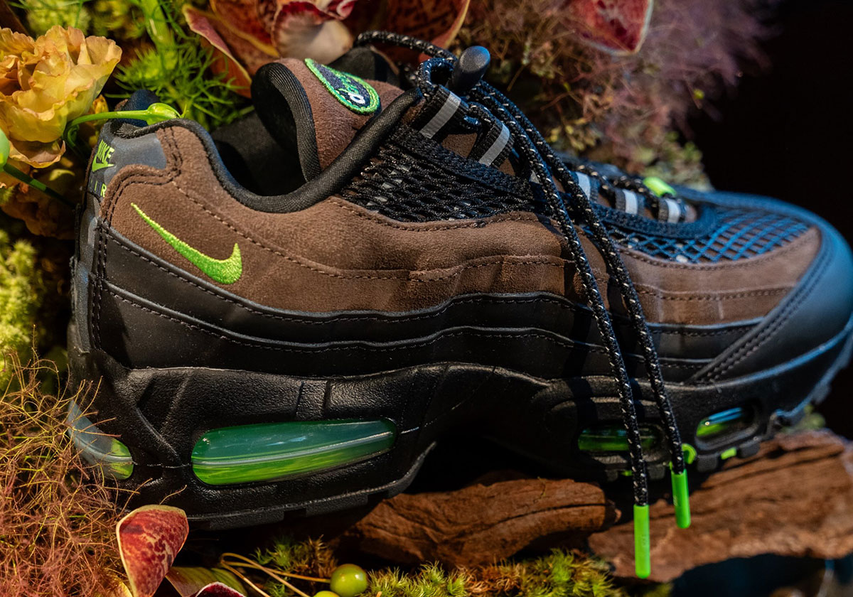 Brooklyn's Aya Brown Crafts An Exclusive Brown And Neon Nike Air Max 95