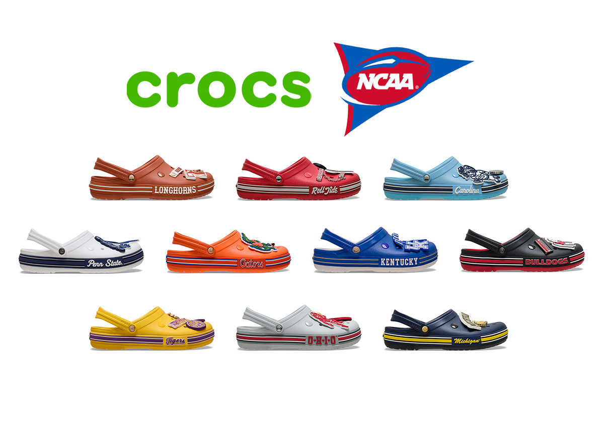 Put Your Saturday In Sports Mode With The NCAA x Crocs College Football Capsule