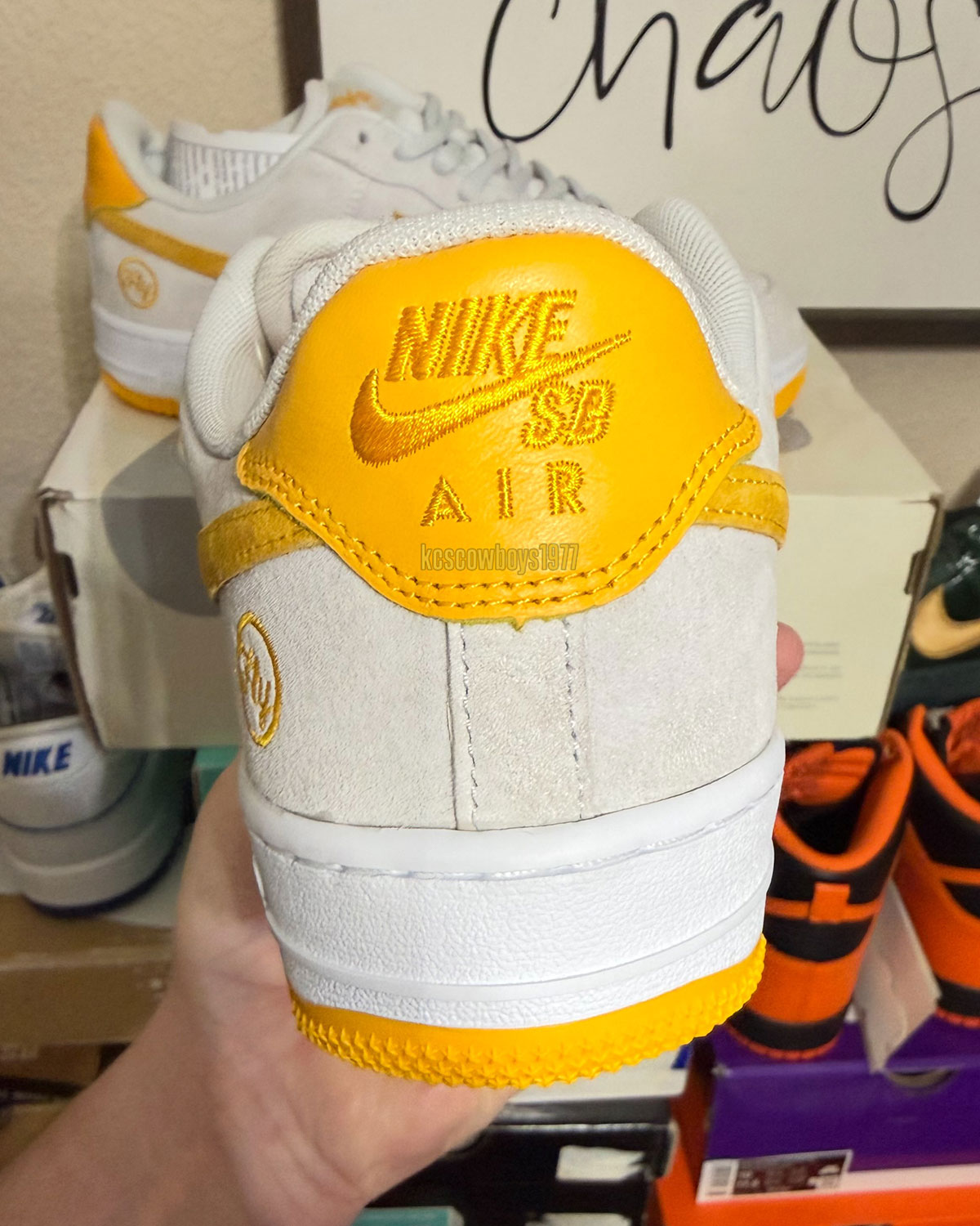 Fly Streetwear Nike Sb Air Force 1 Photon Dust University Gold Iv5289 001 11