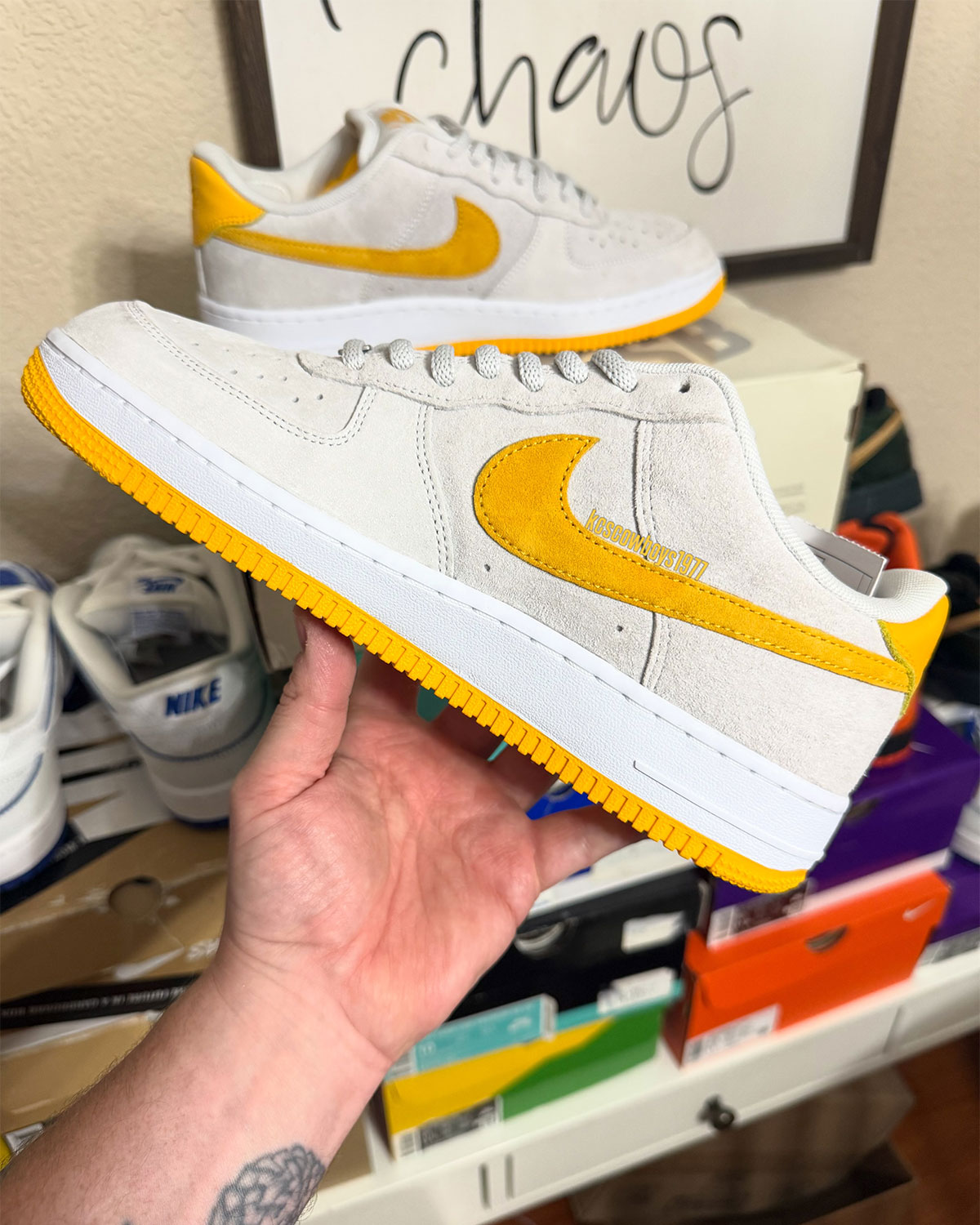 Fly Streetwear Nike Sb Air Force 1 Photon Dust University Gold Iv5289 001 4