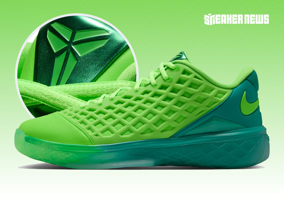 Official Images Of The Nike Kobe 3 Low Protro “Electric Green”