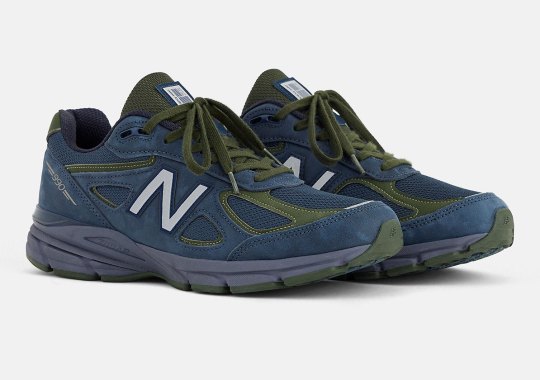 The New Balance 990v4 "NB Navy/Meteorite" Drops September 24th