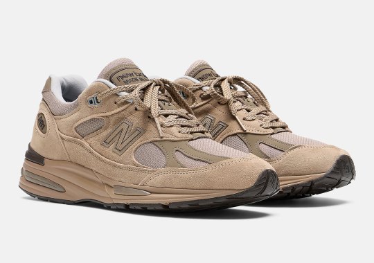 New Balance Cracks A Grandpa-Approved 991v2 “Walnut”