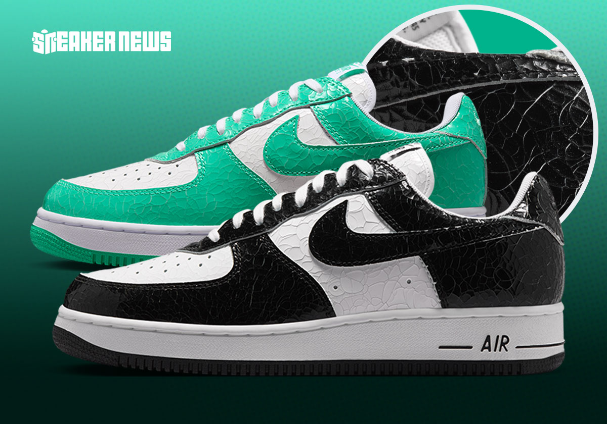 Nike Brings Cracked Patent Leather To The Air Force 1 '01