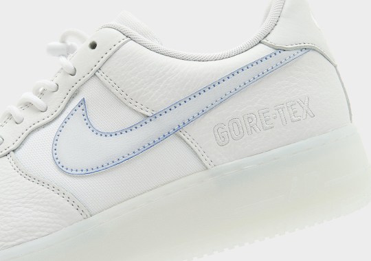 The Nike Air Force 1 GORE-Tex Glistens In White And Blue