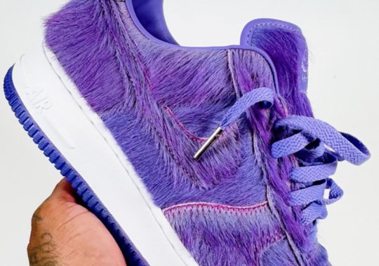 Nike Revisits The Fuzzy Air Force 1 Low In “Atomic Violet”