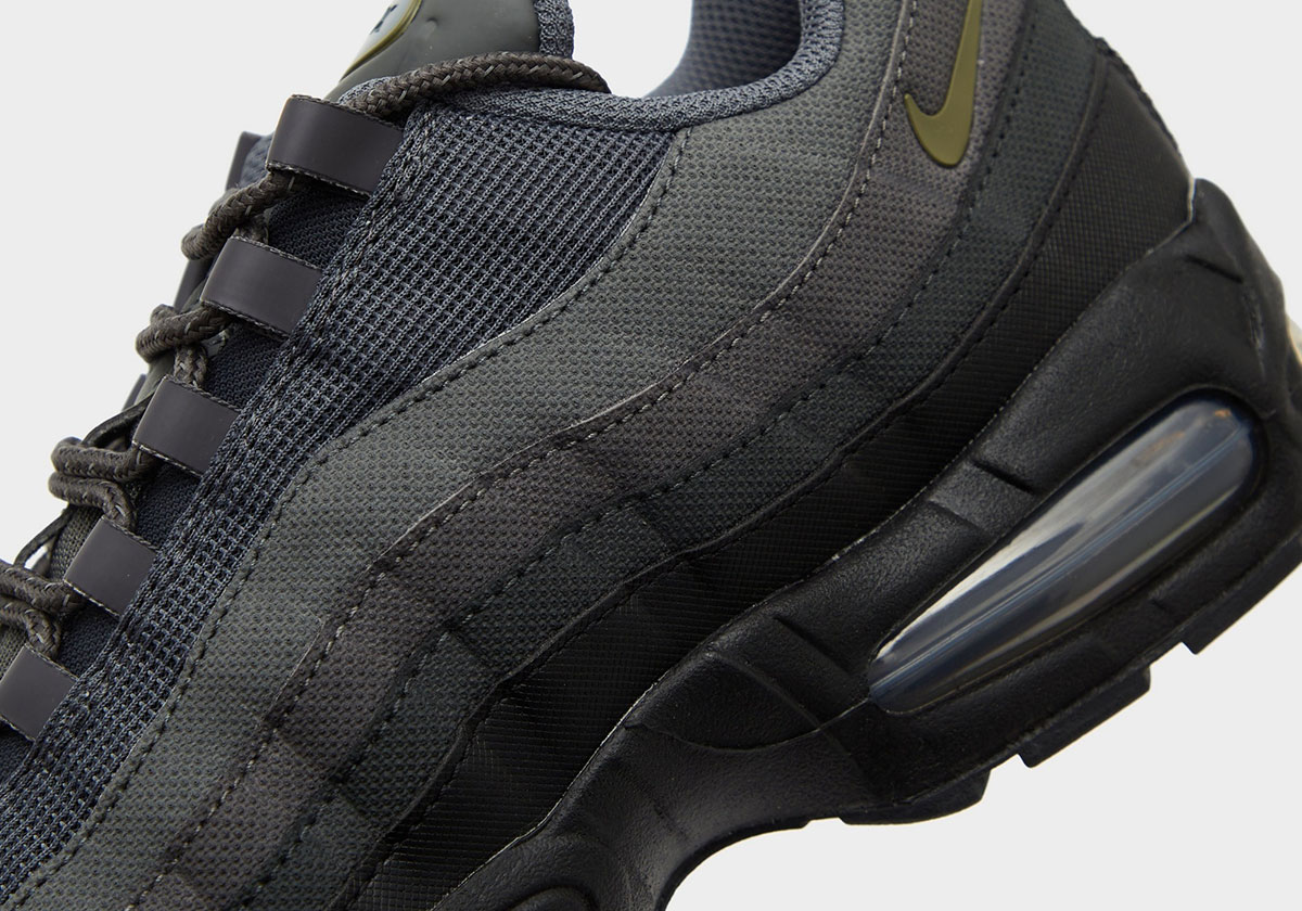 Olive Canvas Wraps The Nike Air Max 95 Big Bubble