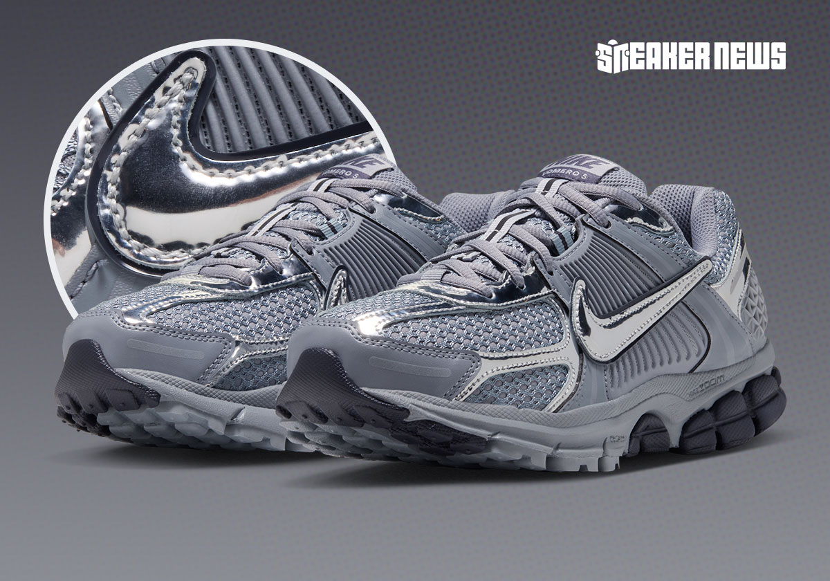 The Chromed-Out Nike Zoom Vomero 5s Continue With “Gridiron”