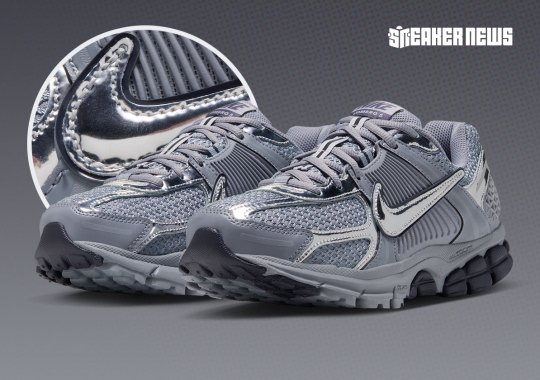 The Chromed-Out Nike Zoom Vomero 5s Continue With “Gridiron”