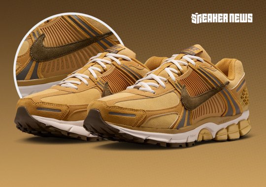 The Nike Zoom Vomero 5 Delivers A Perfect Fall Pair In “Wheat Gold” Suede