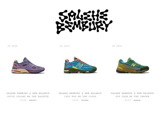 Salehe Bembury Just Updated His Clearance Sale Of Shoe Collaborations