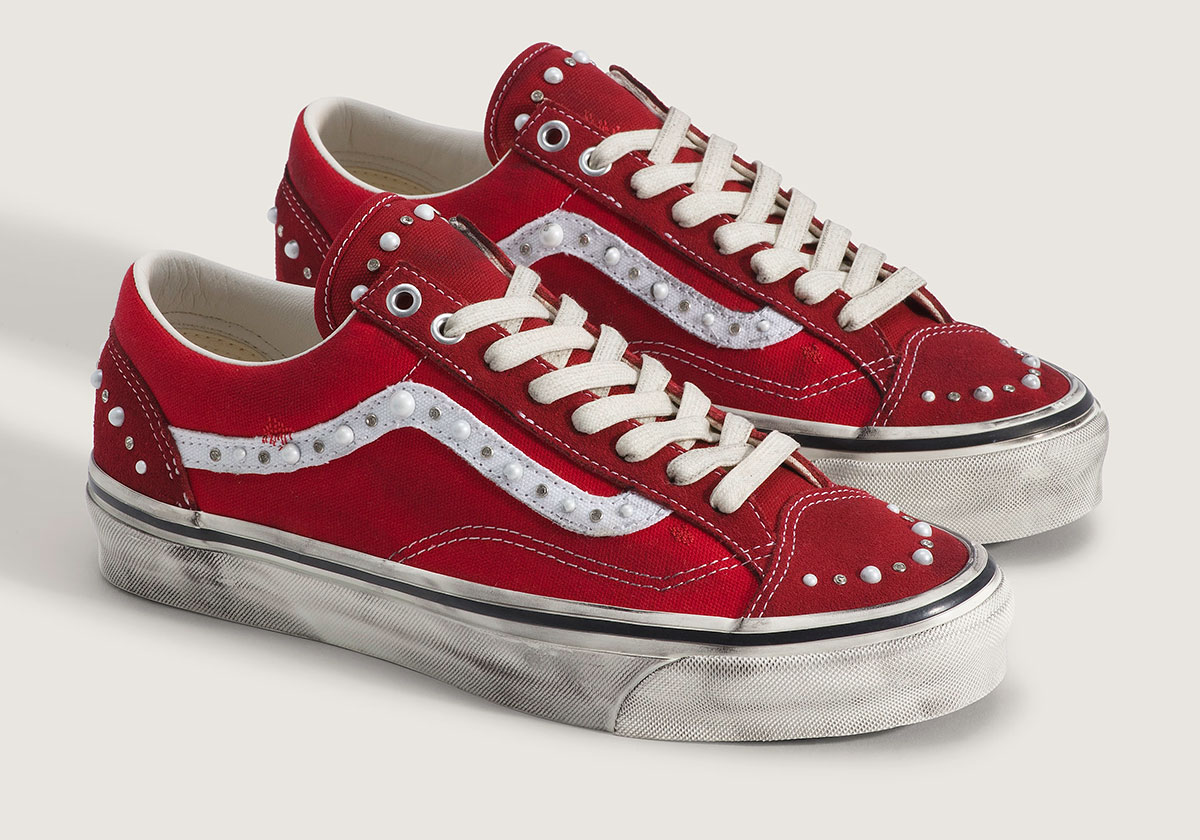 The Vans Old Skool Pearlized Prepares For Back-To-School In Red