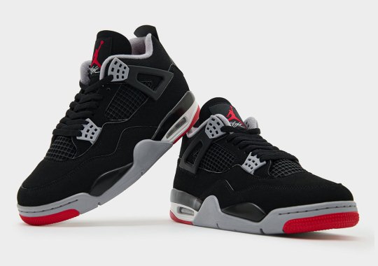 Another Detailed Look At The Air Jordan 4 "Bred"
