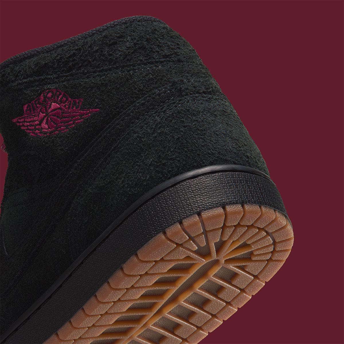 Air Jordan 1 Mid Black Gum Medium Brown Team Red Iq5491 001 9