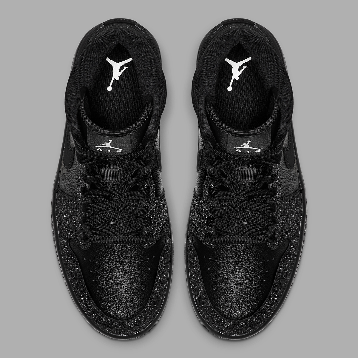 Air Jordan 1 Mid Black White Phantom Bq6472 001 4