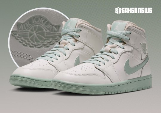 The Air Jordan 1 Mid Steps In “Pistachio Frost”