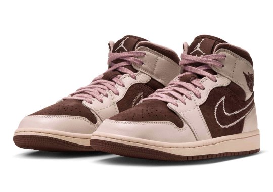 The Air Jordan 1 Mid Puts A New Spin On Neopolitan Coloring